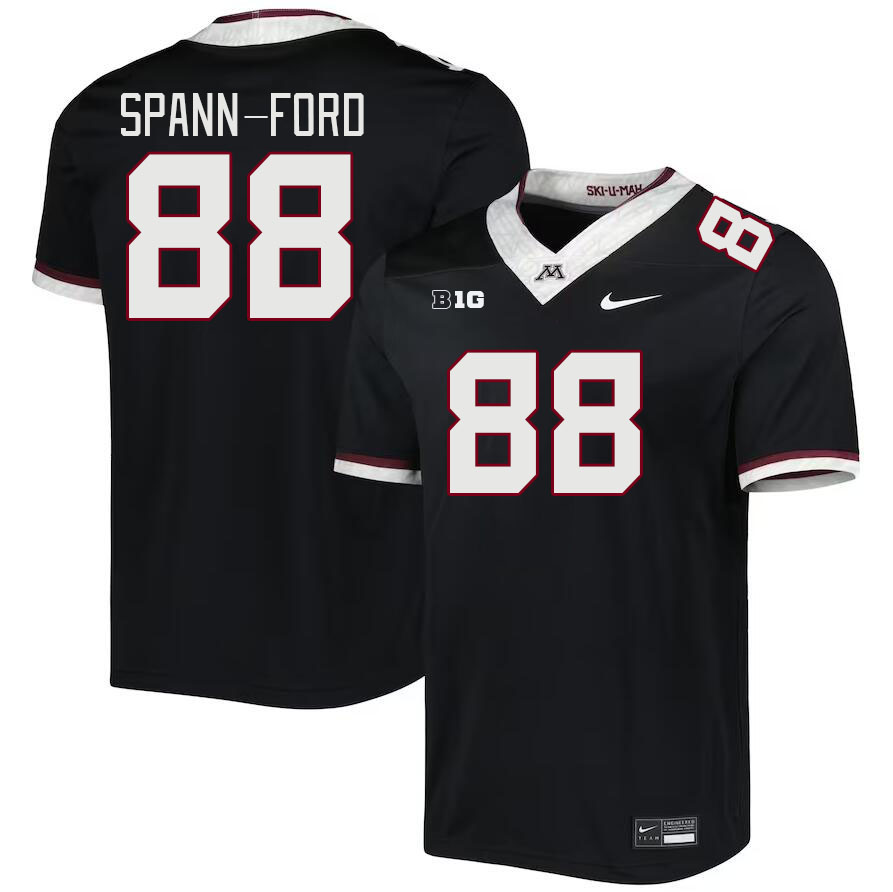 Men #88 Brevyn Spann-Ford Minnesota Golden Gophers College Football Jerseys Stitched-Black